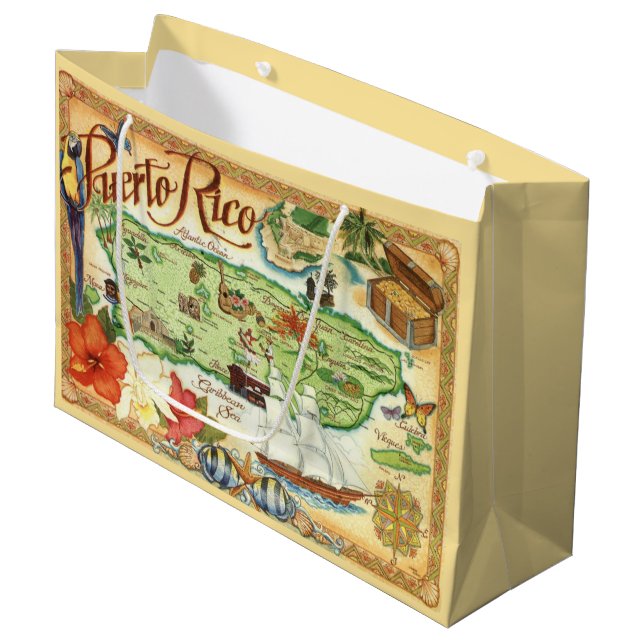 Bolsa de regalo de Puerto Rico (Angulo Anverso)
