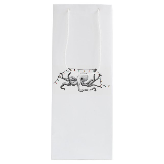 Bolsa de regalo de pulpo y luces (Anverso)