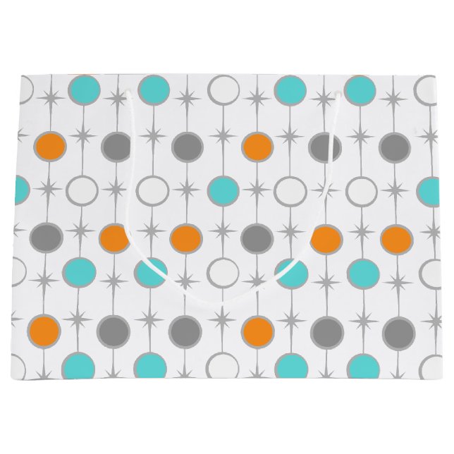 Bolsa de regalo de puntos y estallidos retro (Anverso)