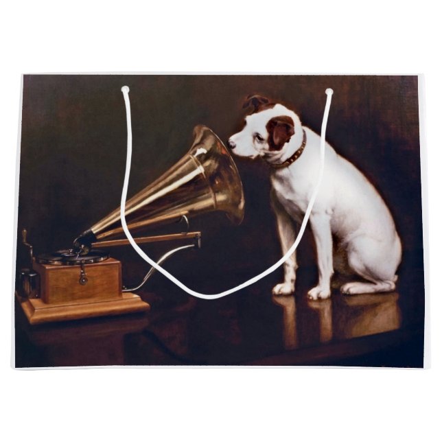 Bolsa de regalo de RCA Victor Dog (Anverso)