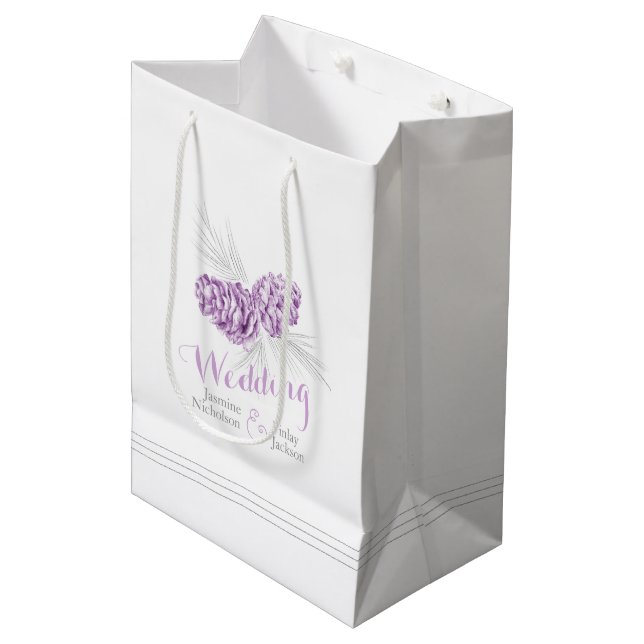 Bolsa de regalo de regalo de regalo de la boda de  (Angulo Anverso)
