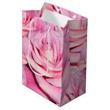 Bolsa de regalo de rosa rosa