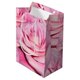 Bolsa de regalo de rosa rosa
