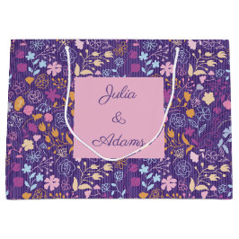 Bolsa de regalo de Rosa y petales