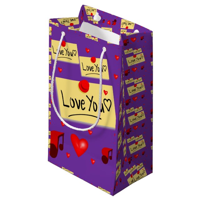 Bolsa de regalo de San Valentín (Angulo Anverso)