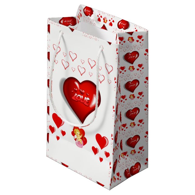 Bolsa de regalo de San Valentín (Angulo Anverso)