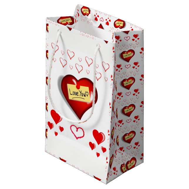 Bolsa de regalo de San Valentín (Angulo Anverso)