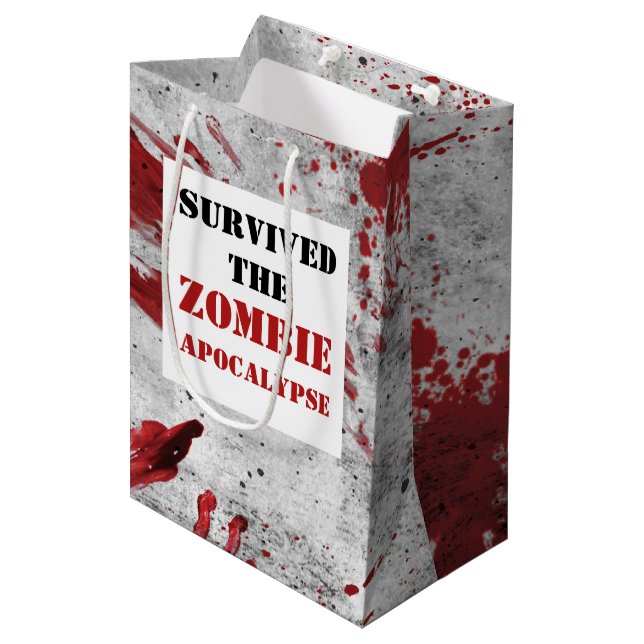 Bolsa de regalo de sangre de apocalipsis zombie (Angulo Anverso)