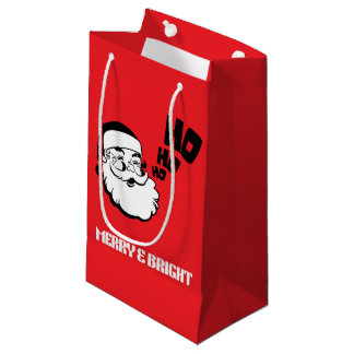 Bolsa de regalo de Santa Claus brillante - Vacacio