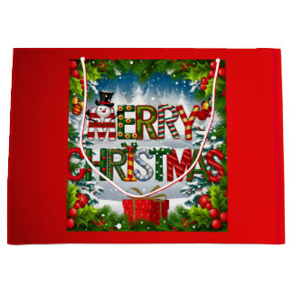 Bolsa de regalo de Santa grande