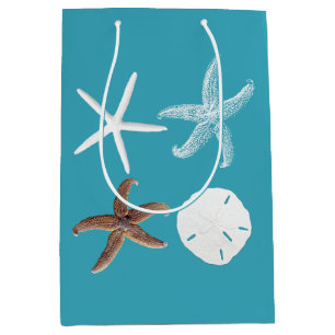 Bolsa de regalo de Starfish Sea Tropical Blue Sand