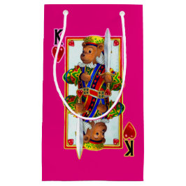 Bolsa de regalo de Teddy Bear King of Hearts