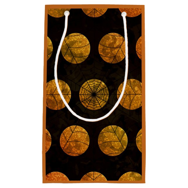 Bolsa de regalo de telaraña con punto de polka neg (Anverso)