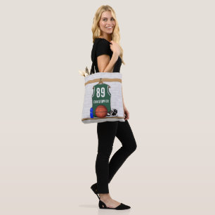 Bolsa de regalo de Tote de Jersey de baloncesto pe