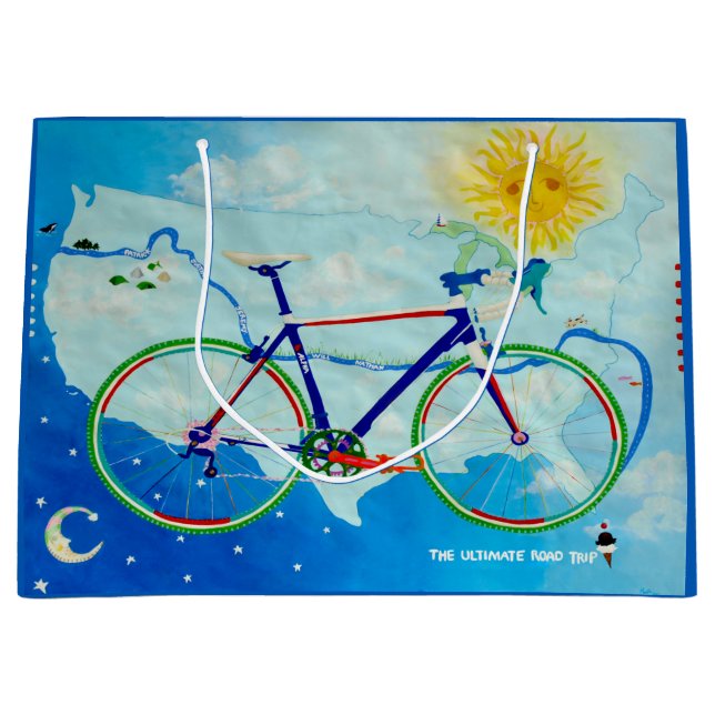 Bolsa de regalo de último viaje en bicicleta (Anverso)
