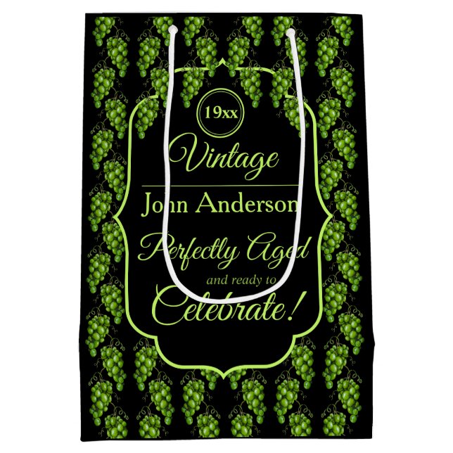 Bolsa de regalo de uvas (Reverso)