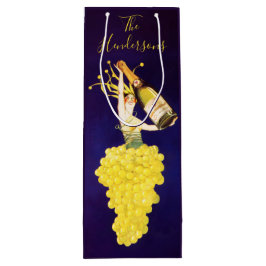 Bolsa de regalo de uvas de champán