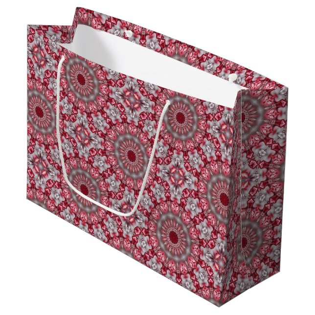 Bolsa de regalo de vacaciones decorativa rosa (Angulo Anverso)