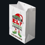 Bolsa de regalo de vacaciones "Elf Waters" de Navi<br><div class="desc">Facilita su envoltura este año con una bolsa de regalo de vacaciones adorable y colorida de "Elf Watching". Elija entre varios tamaños diferentes y asegúrese de personalizar de la parte posterior.</div>