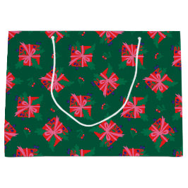 Bolsa de regalo de vacaciones verdes