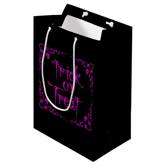Bolsa de regalo de veneno morado o truco para trat (Angulo Anverso)