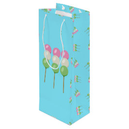Bolsa de regalo de vino Anime Blue Pastel Dango
