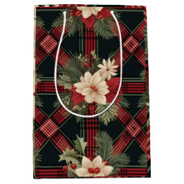 Bolsa de regalo de vino blanco y negro de plástico