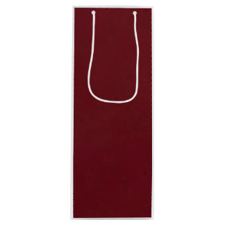 Bolsa de regalo de vino borgoña sólido