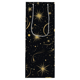 Bolsa de regalo de vino celeste