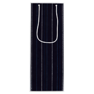 Bolsa de regalo de vino con raya de la Marina