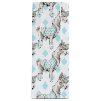 Bolsa de regalo de vino de Alpaca