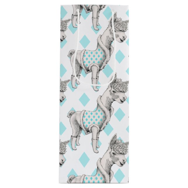 Bolsa de regalo de vino de Alpaca (Anverso)