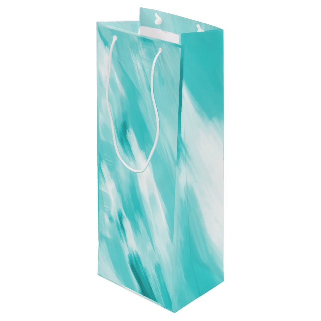 Bolsa de Regalo de Vino de Arte Abstracto (Angulo reverso)
