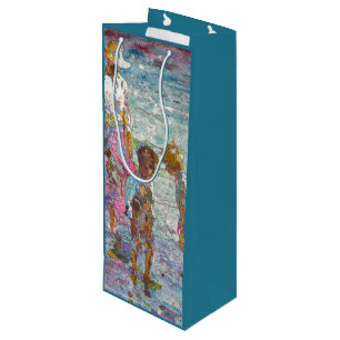 Bolsa de regalo de vino de arte fino Gathering Lig