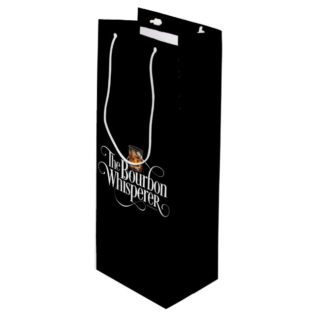 Bolsa de regalo de vino de Bourbon Whisperer (Angulo Anverso)