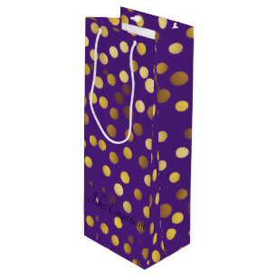 Bolsa de regalo de vino de burbuja