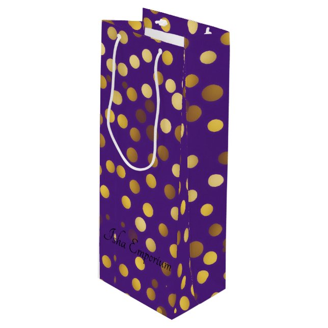 Bolsa de regalo de vino de burbuja (Angulo Anverso)