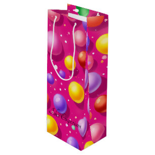Bolsa de regalo de vino de burbuja