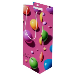 Bolsa de regalo de vino de burbuja