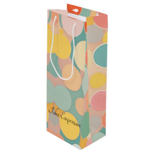 Bolsa de regalo de vino de burbuja