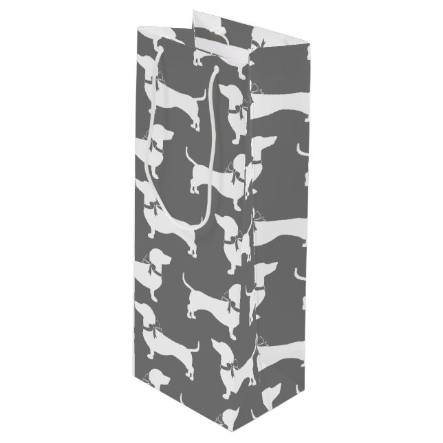 Bolsa de regalo de vino de cachorro de perro de Da (Angulo Anverso)