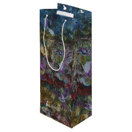 Bolsa de regalo de vino de colibríes en vuelo