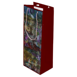 Bolsa de regalo de vino de colibríes en vuelo