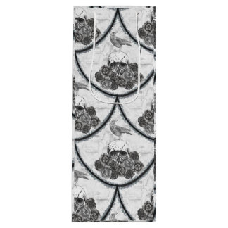 Bolsa de regalo de vino de cráneo y cráneo