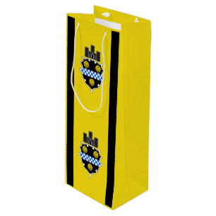Bolsa de regalo de vino de la bandera de Pittsburg