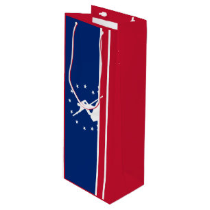 Bolsa de regalo de vino de la bandera de Richmond,
