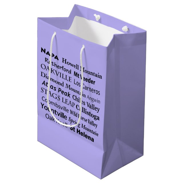 Bolsa de regalo de vino de Napa Sonoma (Angulo Anverso)