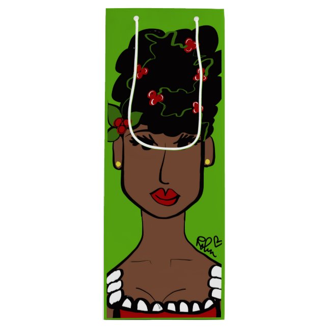 Bolsa De Regalo De Vino De Navidades Mz (Anverso)