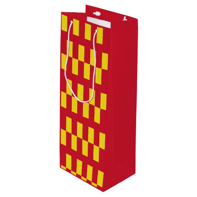 Bolsa de regalo de vino de Northumberland (Angulo Anverso)