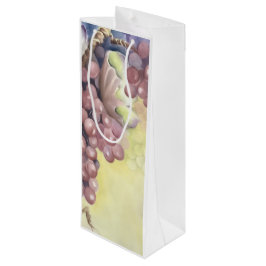 Bolsa de regalo de vino de uvas de viñedo toscano